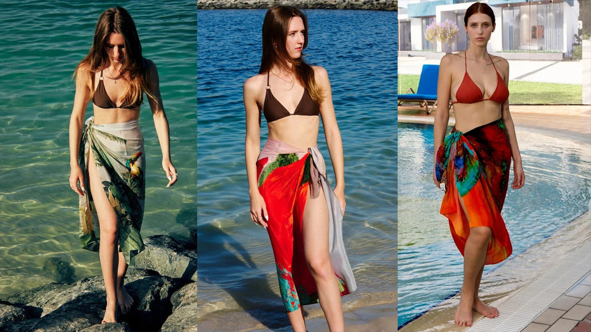 Matching Your Bikini Cover Up Sarong to Different Swim Styles