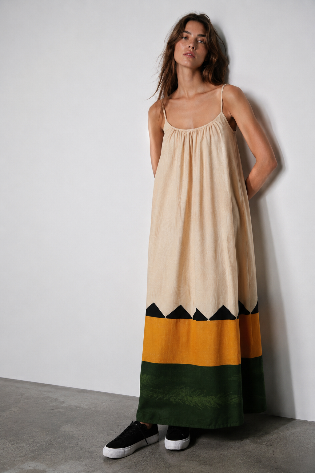 Beyond The Horizon Spaghetti Strap Maxi Dress
