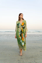 Fleur & Fruit Vintage Long Kimono