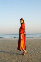 Roar Tiger Animal Print Abstract Kimono