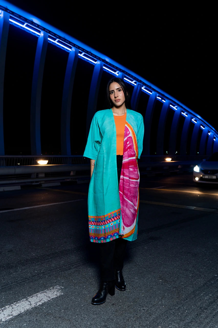 Cotton Candy Mid Length Kimono