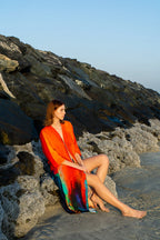 Roar Tiger Animal Print Abstract Kimono