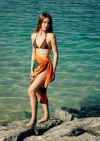 Canvas & Chaos Abstract Print Sarong