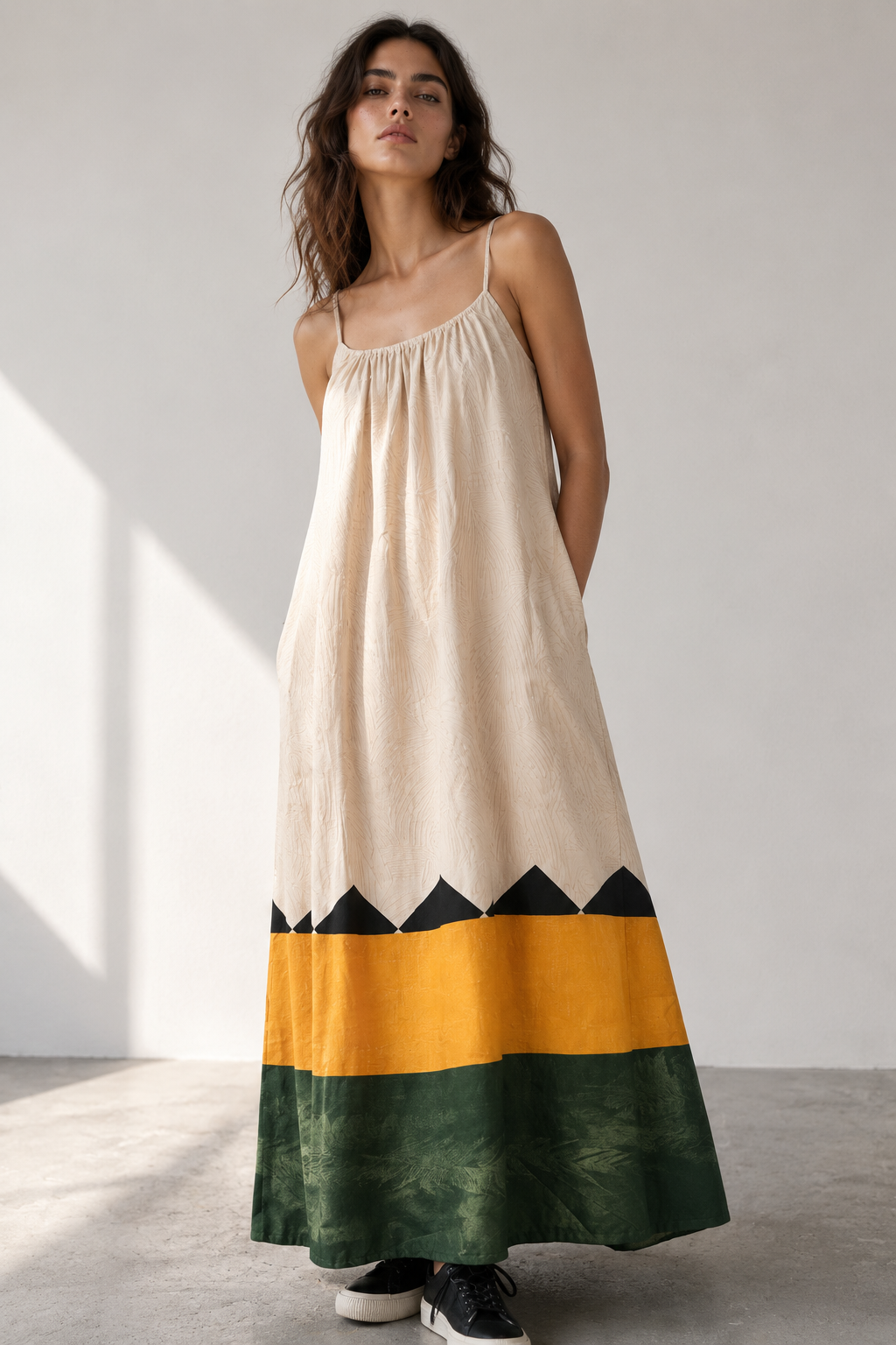 Beyond The Horizon Spaghetti Strap Maxi Dress