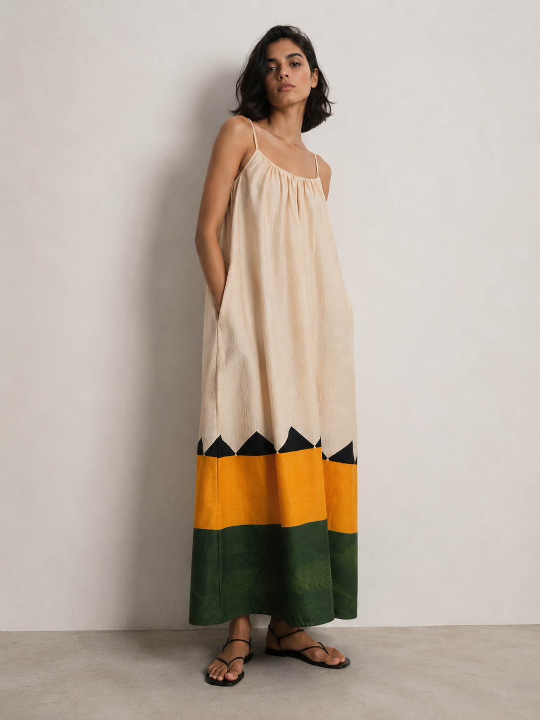 Beyond The Horizon Spaghetti Strap Maxi Dress