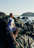 Ciel & Sand Sheer Short kaftan