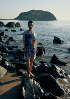 Ciel & Sand Sheer Short kaftan