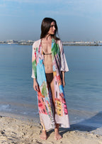 La Riviera Multicolor Long Kimono