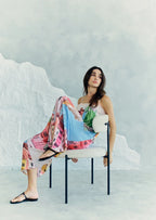 La Riviera Multicolour Spaghetti Strap Maxi Dress