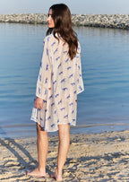 Leopard Luxe Printed Sheer Short Kimono