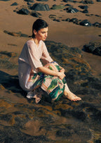 The Breeze Sheer Long Kaftan With Side Slits