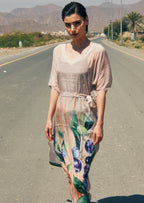 The Breeze Sheer Long Kaftan With Side Slits