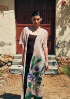 The Breeze Short Sleeves Sheer Long Kimono