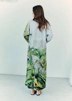 Wild Wings Bird In The Jungle Long Kimono