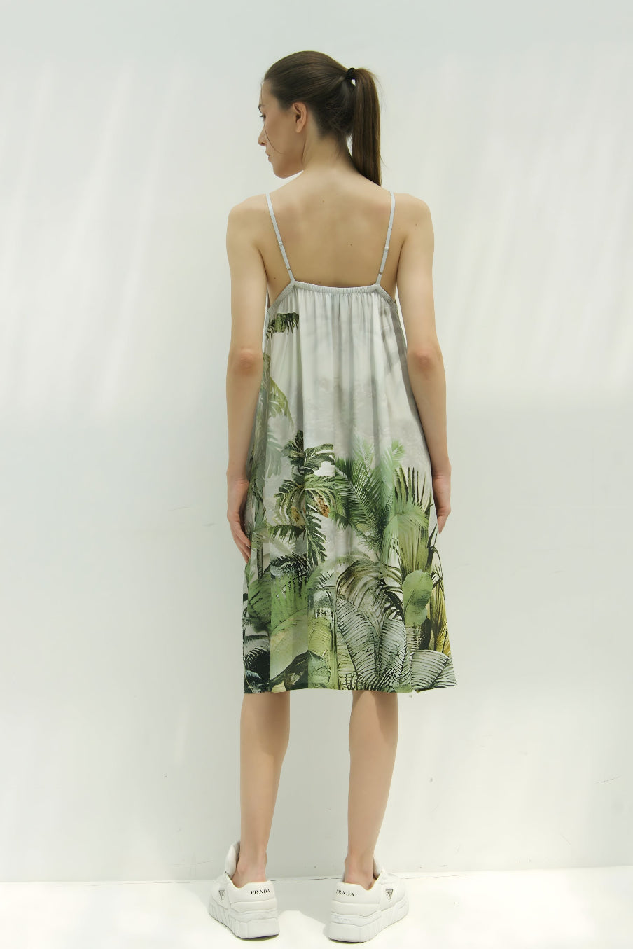 Wild Wings Bird In The Jungle Spaghetti Strap Dress