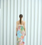 La Riviera Multicolor Spaghetti Strap Dress