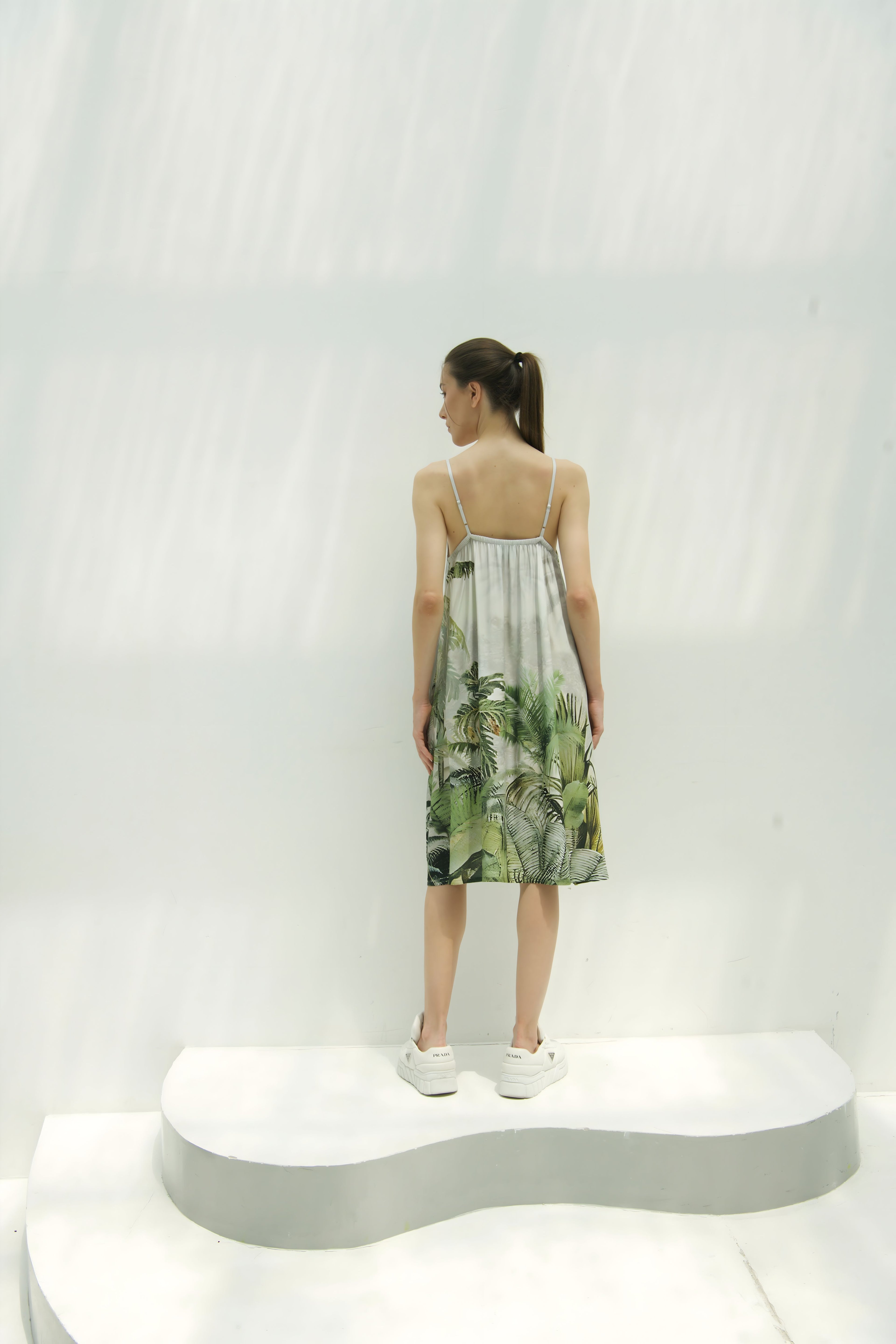 Wild Wings Bird In The Jungle Spaghetti Strap Dress