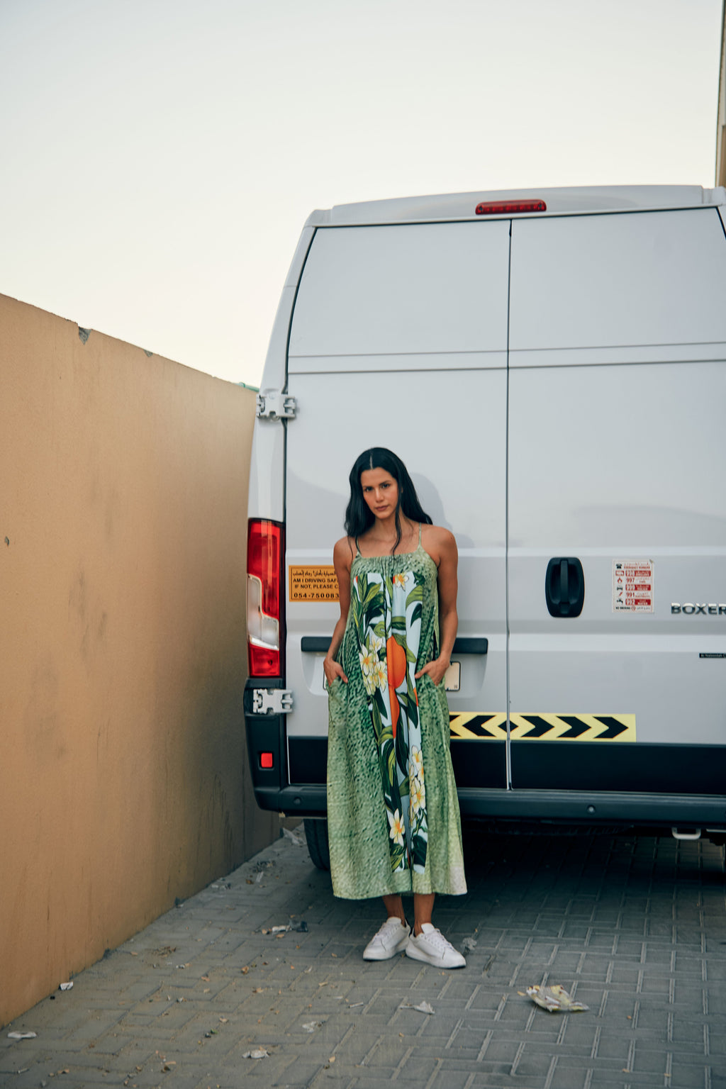 Fleur & Fruit Vintage Maxi Dress