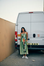 Fleur & Fruit Vintage Maxi Dress