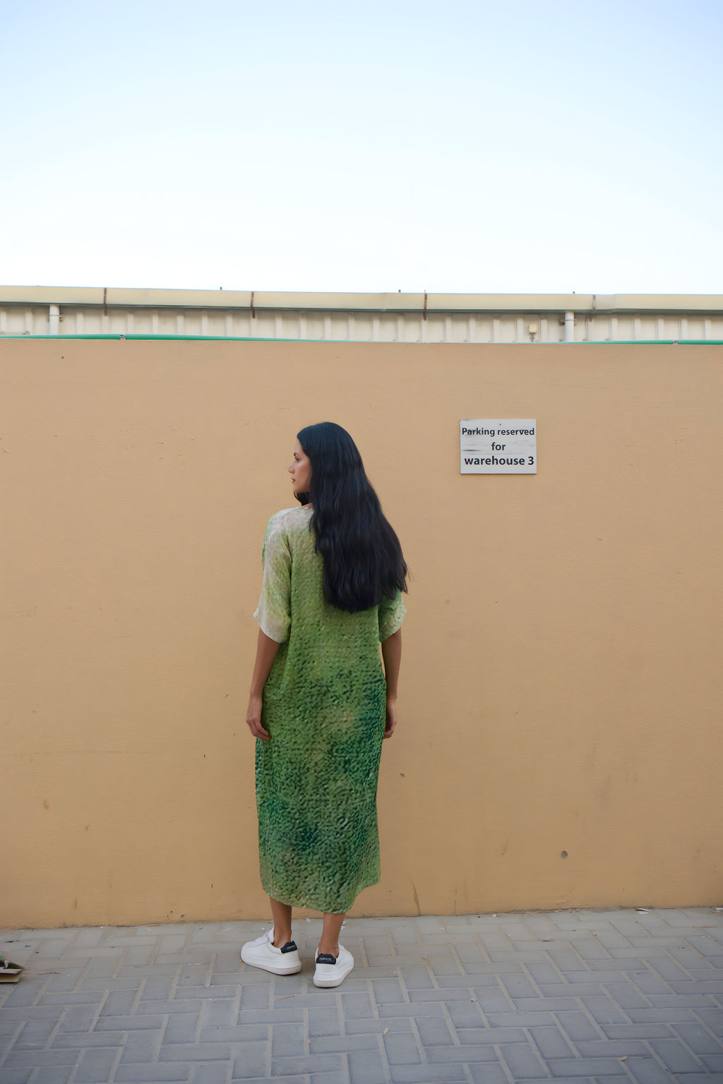 Fleur & Fruit Vintage Long Kaftan Dress