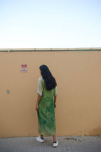 Fleur & Fruit Vintage Long Kaftan with Side Slits