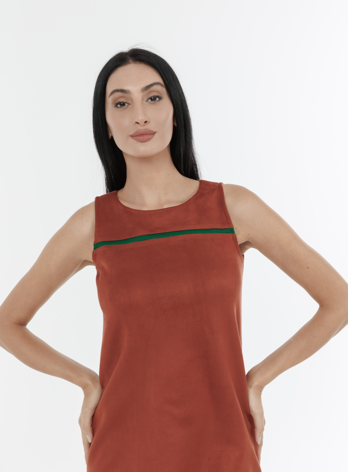 Mirage A Line Sliveless Mini Dress-1