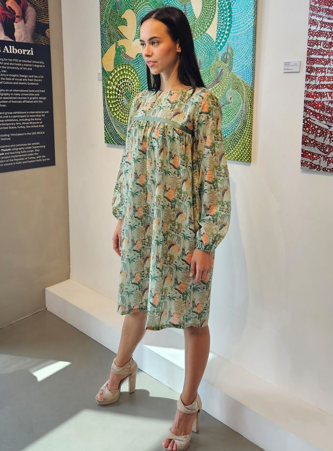 Nature Unwrapped Printed Mid Summer Dress-1