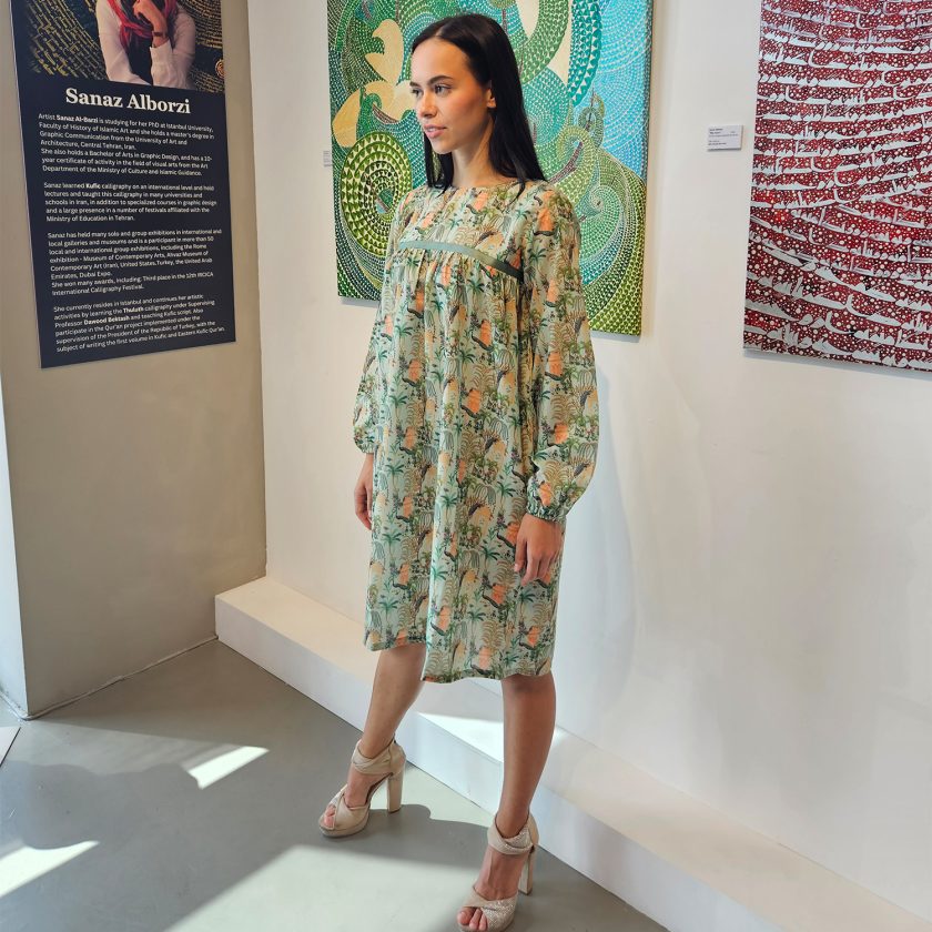Nature Unwrapped Printed Mid Summer Dress-1