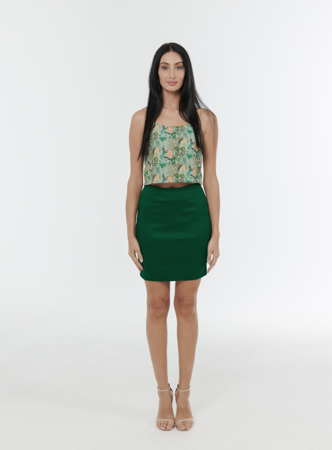 Nature Unwrapped Straight Fit Mini Skirt-1