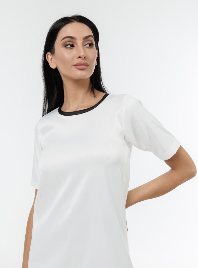 Pristine Mini Dress With Embroidery Detail-1