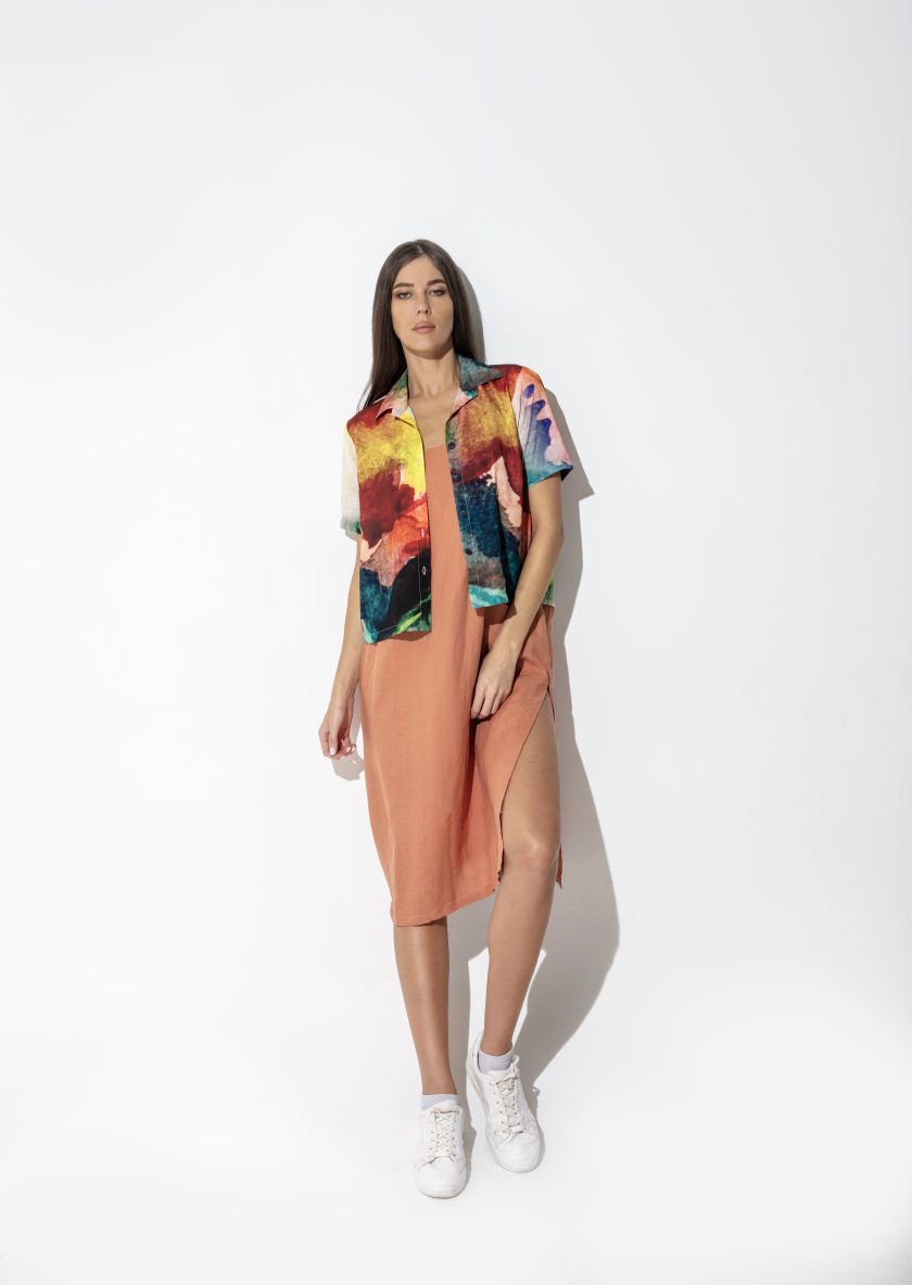 Zen Linen Slip Dress - Image 5