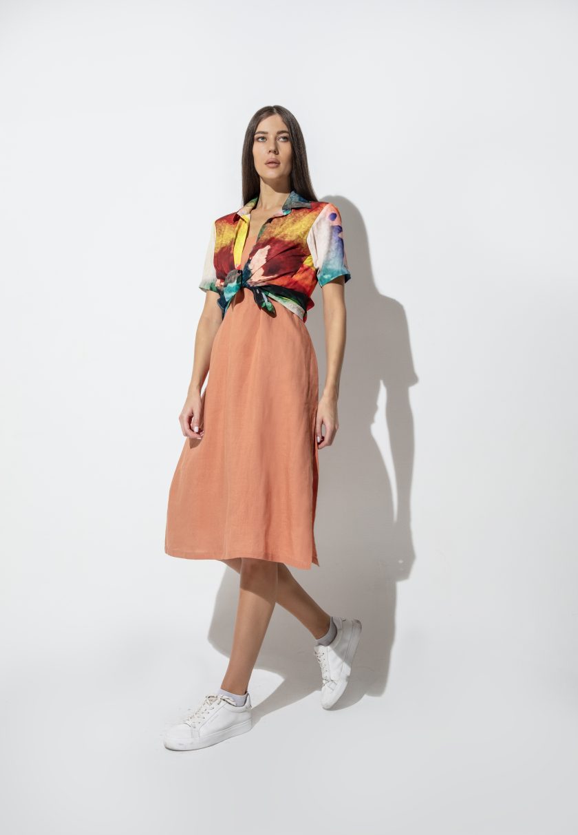 Zen Linen Slip Dress - Image 6
