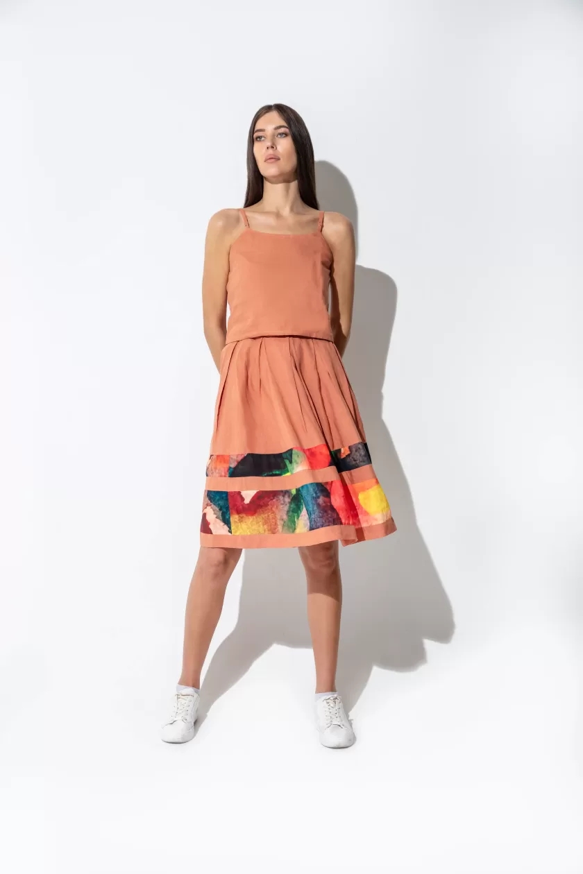 Zen Linen Spaghetti Strap Top
