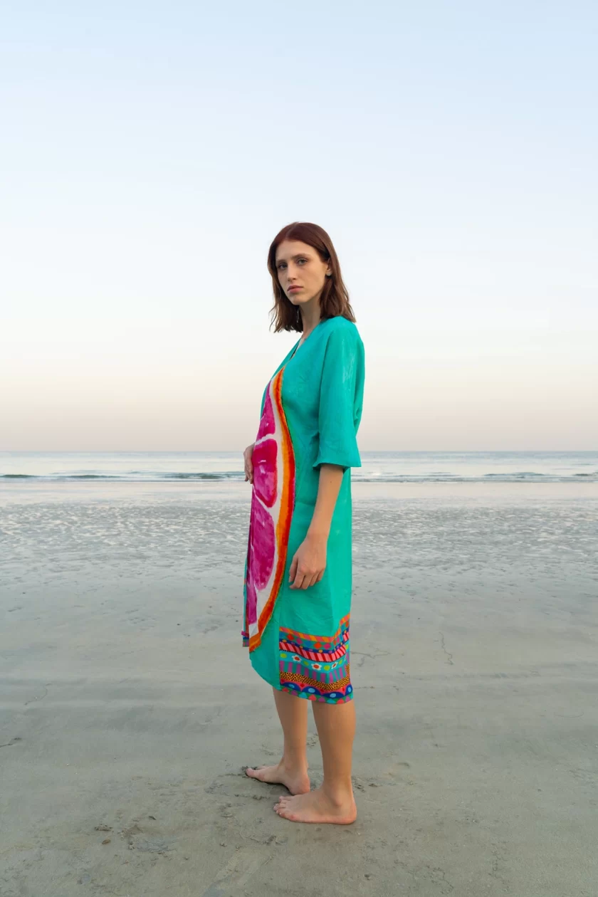Mixed Motif Mid Length Kimono - Image 2