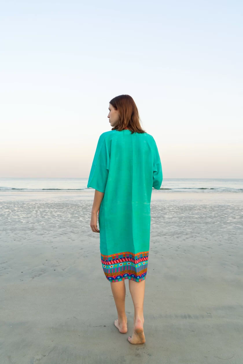 Mixed Motif Mid Length Kimono - Image 4