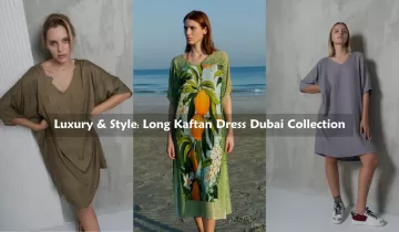 “Dubai Glamour: Flowing Long Kaftan Dress for Every Occasion”